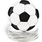 BLUE PANDA 80-Pack Soccer Paper Plates - Sports Themed Birthday Party Supplies (9 In)